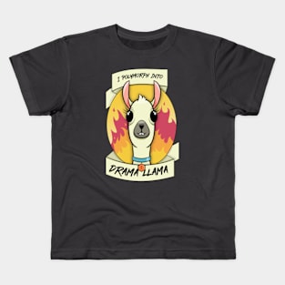 Drama Lllama Kids T-Shirt